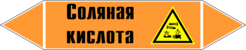 Маркировка трубопровода "соляная кислота" (k26, пленка, 716х148 мм)" - Маркировка трубопроводов - Маркировки трубопроводов "КИСЛОТА" - Магазин охраны труда ИЗО Стиль