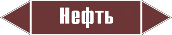 Маркировка трубопровода "нефть" (пленка, 716х148 мм) - Маркировка трубопроводов - Маркировки трубопроводов "ЖИДКОСТЬ" - Магазин охраны труда ИЗО Стиль