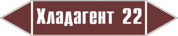 Маркировка трубопровода "хладагент 22" (пленка, 252х52 мм) - Маркировка трубопроводов - Маркировки трубопроводов "ЖИДКОСТЬ" - Магазин охраны труда ИЗО Стиль