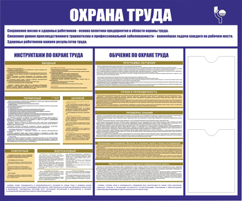 С160 Стенд охрана труда (1200х1000 мм, пластик ПВХ 3мм, Прямая печать на пластик ) - Стенды - Стенды по охране труда - Магазин охраны труда ИЗО Стиль